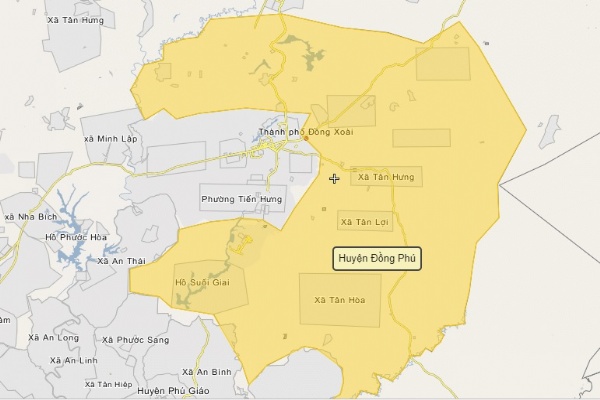 Bình Phước đề xuất thành lập Khu liên hợp công nghiệp, dịch vụ và đô thị Đồng Phú hơn 6.300ha